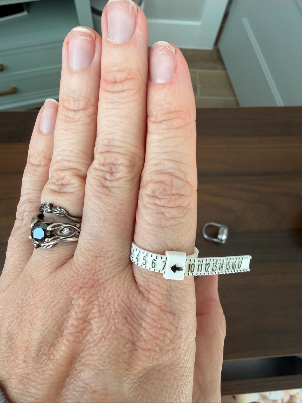 Brighton Venus Sterling Silver Plated Statement Ring - Size 7 - Picture 11 of 11